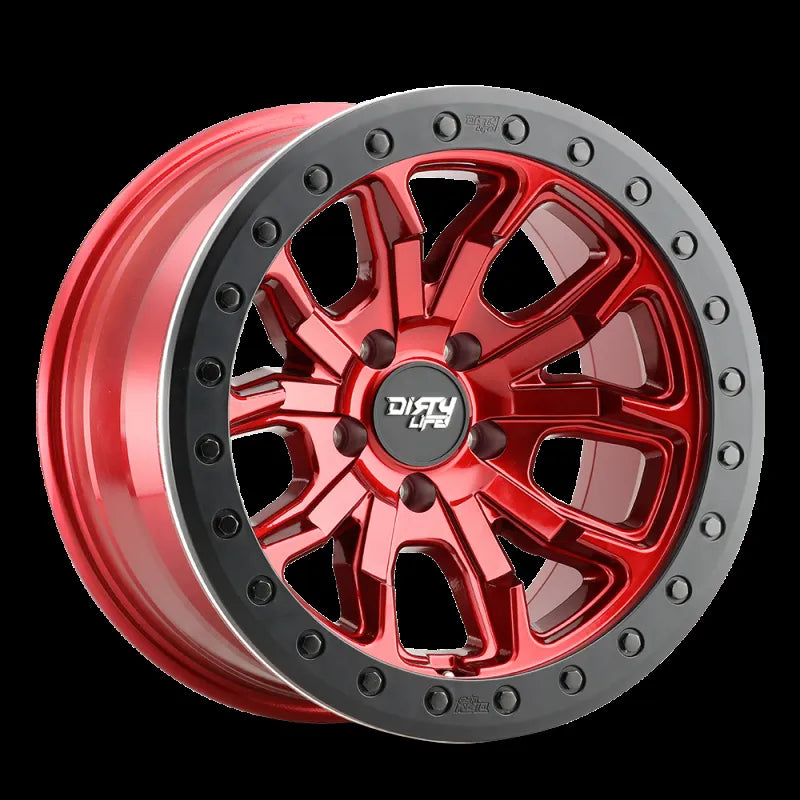 Dirty Life Wheels red auto part