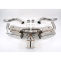 AWE Tuning muffler installed view