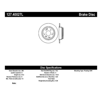 Stoptech auto part