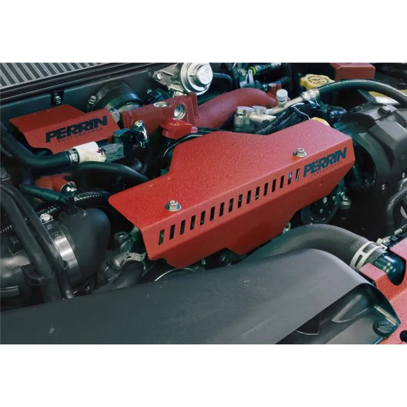 Perrin Performance red auto part