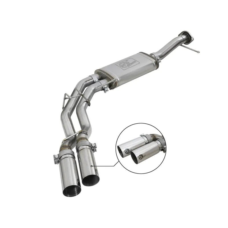 aFe polished exhaust