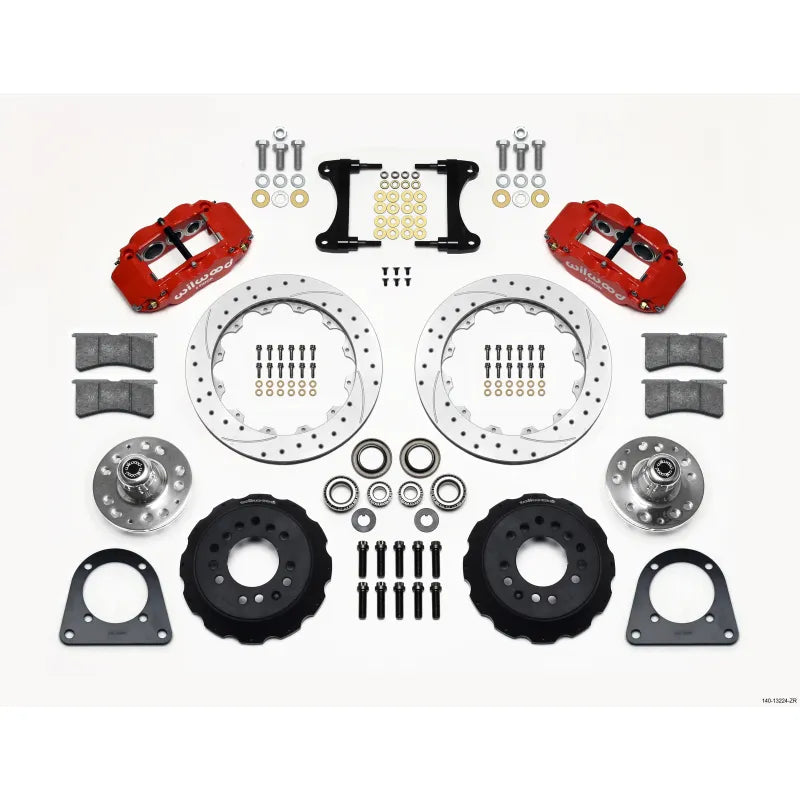 Wilwood red auto part