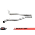 AWE Tuning exhaust installed view