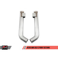 AWE Tuning exhaust installed view
