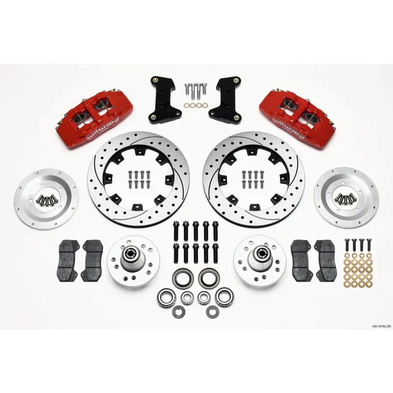 Wilwood red auto part