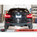 AWE Tuning axle-back exhaust installed view