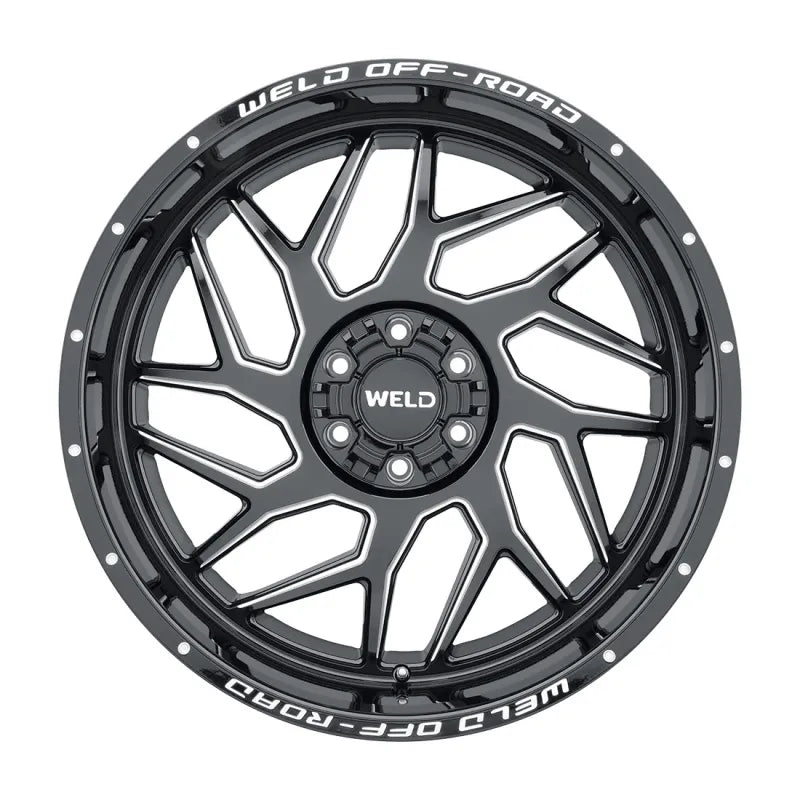 Weld black auto part
