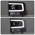 SPYDER headlights close-up