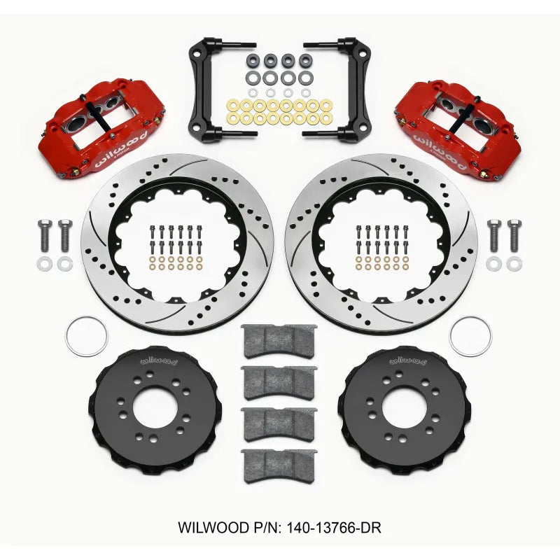 Wilwood red auto part