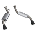 QTP black axle-back exhaust