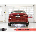 AWE Tuning exhaust installed view