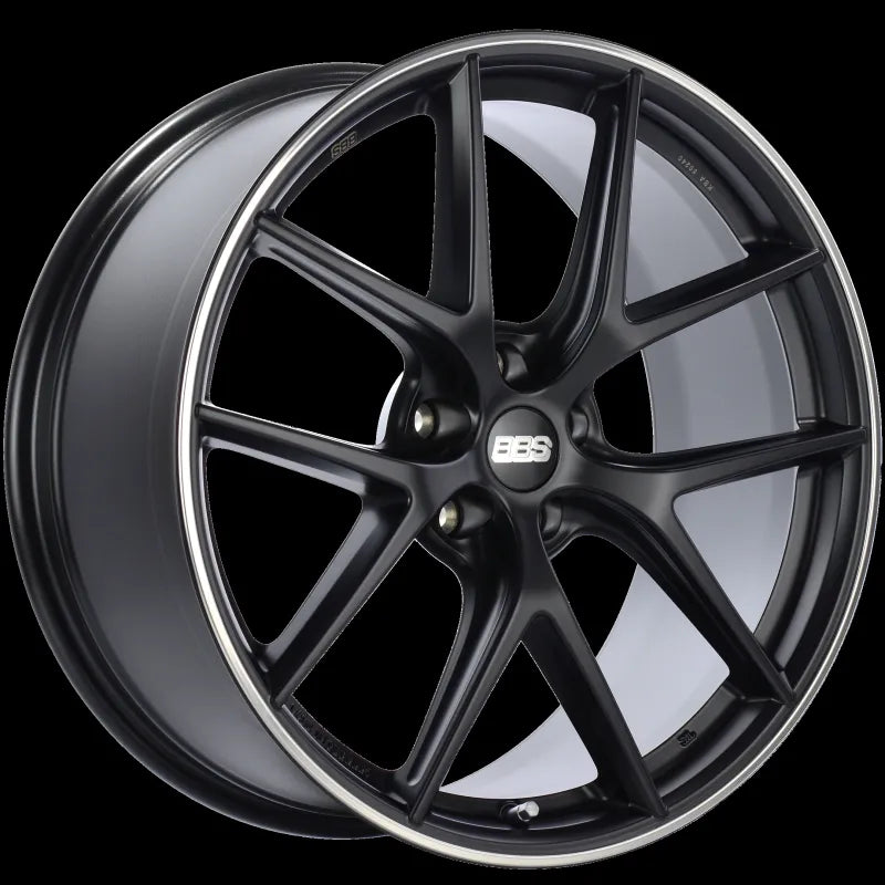BBS black auto part