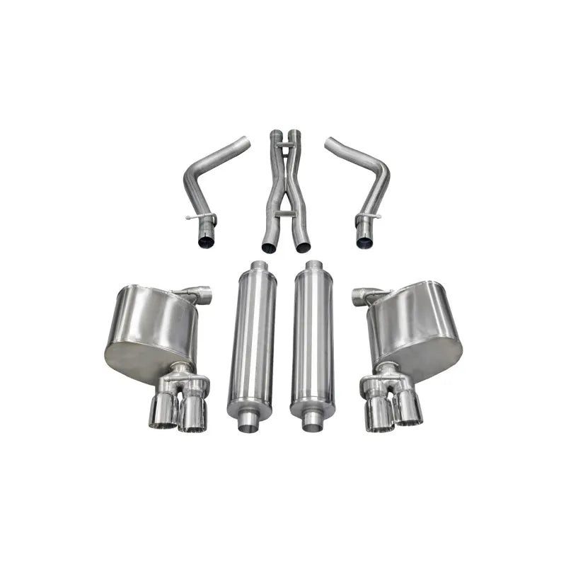 CORSA Performance polished cat-back exhaust