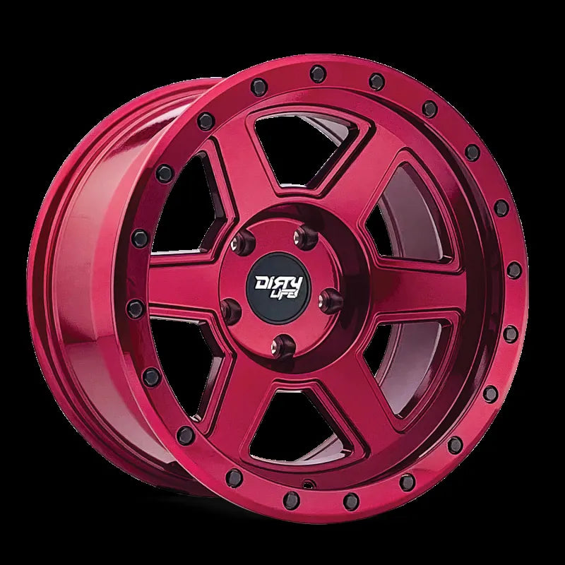 Dirty Life Wheels red auto part