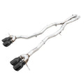 AWE Tuning cat-back exhaust installed view