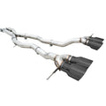 AWE Tuning cat-back exhaust close-up