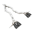 AWE Tuning cat-back exhaust detail