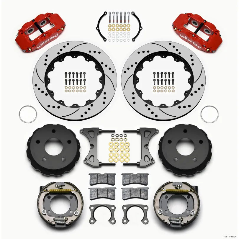 Wilwood red auto part