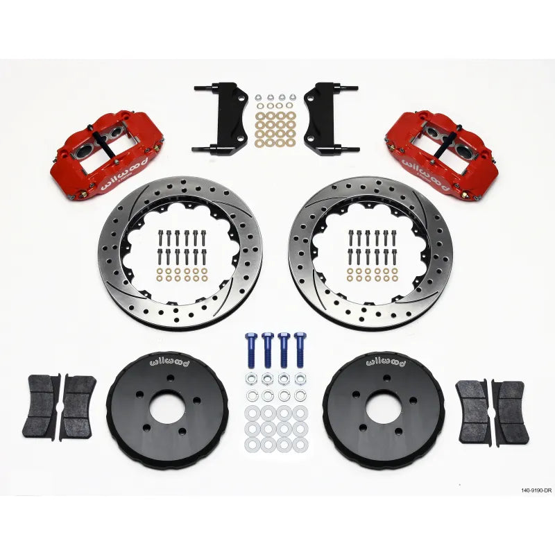 Wilwood red auto part
