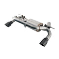 AWE Tuning axle-back exhaust installed view