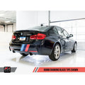 AWE Tuning axle-back exhaust detail
