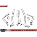 AWE Tuning exhaust installed view