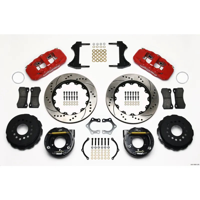 Wilwood red auto part