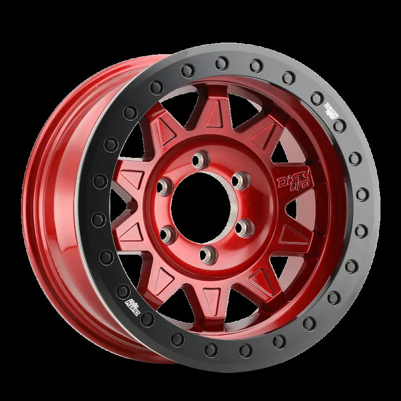 Dirty Life Wheels red auto part
