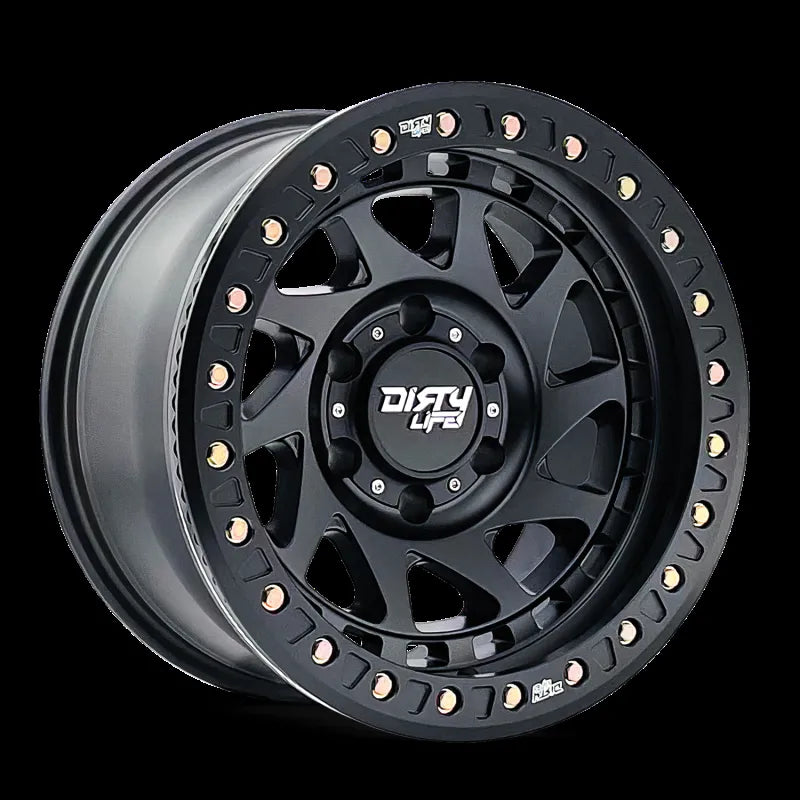 Dirty Life Wheels black auto part