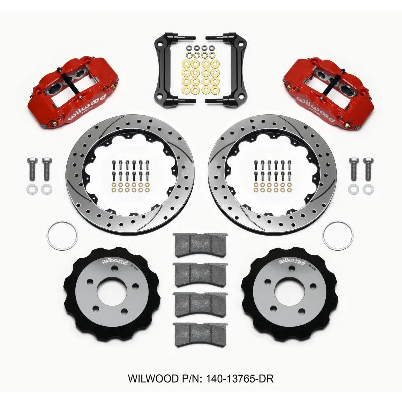 Wilwood red auto part
