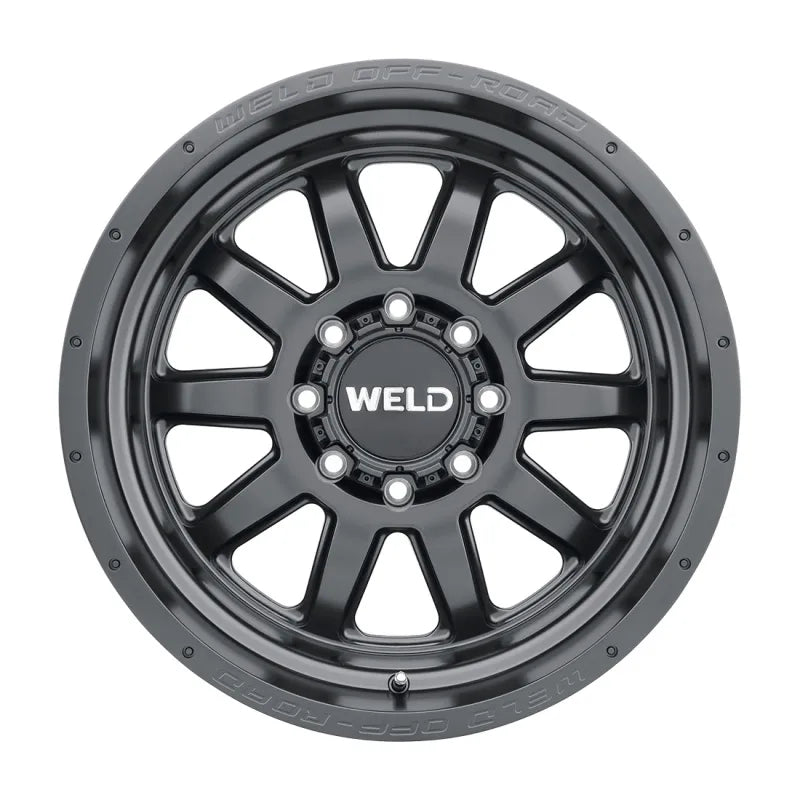 Weld black auto part