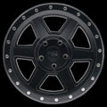 Dirty Life Wheels black auto part