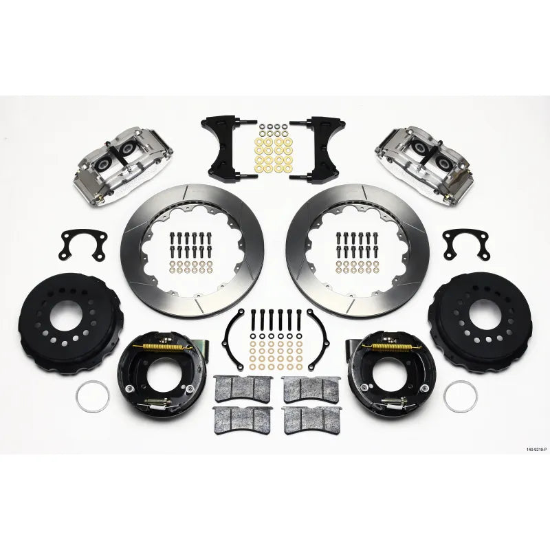 Wilwood polished auto part