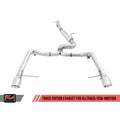 AWE Tuning exhaust detail
