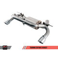 AWE Tuning axle-back exhaust detail