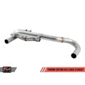 AWE Tuning axle-back exhaust detail