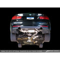 AWE Tuning axle-back exhaust installed view