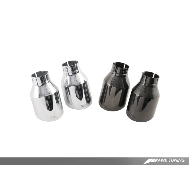 AWE Tuning silver axle-back exhaust