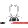 AWE Tuning axle-back exhaust detail
