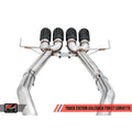 AWE Tuning axle-back exhaust close-up