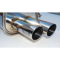 Invidia cat-back exhaust detail