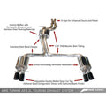 AWE Tuning exhaust close-up
