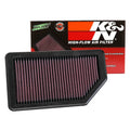 K&N Engineering air filter installed view