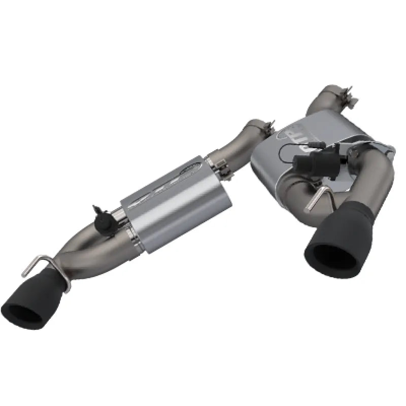 QTP black axle-back exhaust