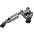 QTP black axle-back exhaust