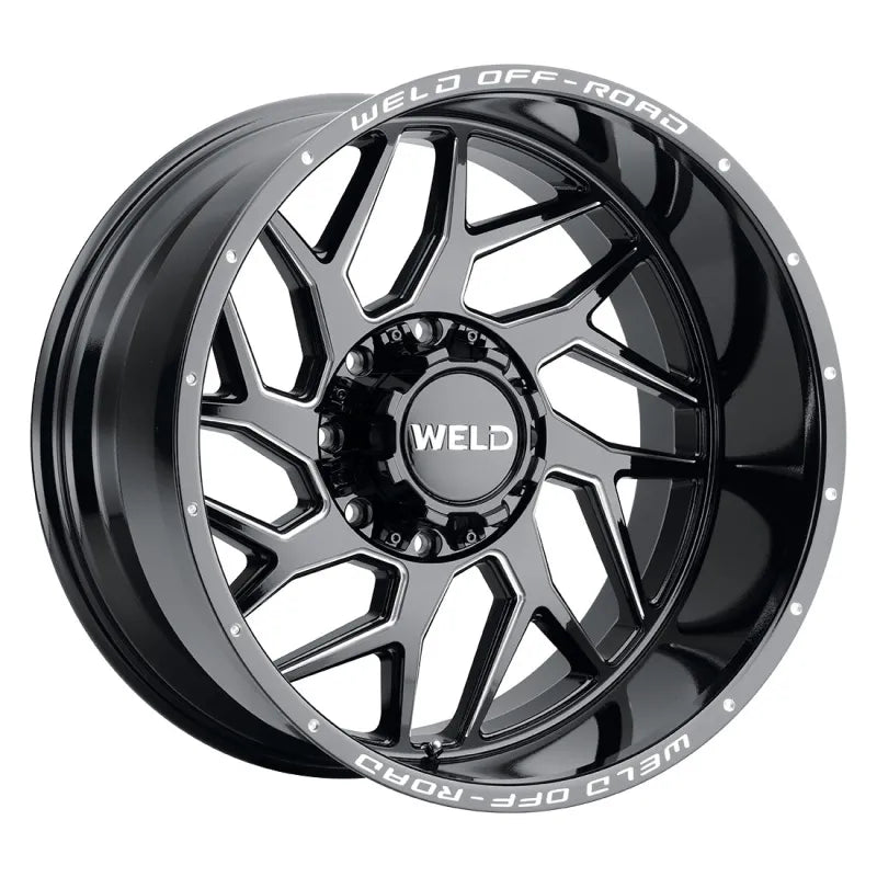 Weld black auto part