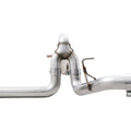 AWE Tuning cat-back exhaust installed view