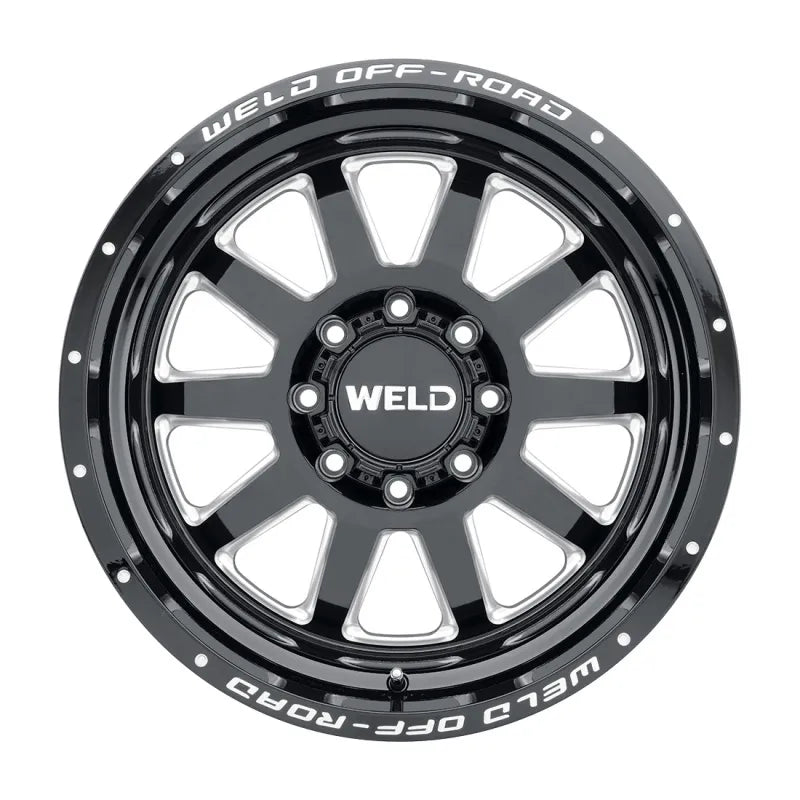 Weld black auto part