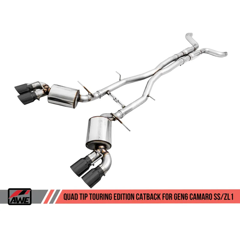 AWE Tuning black cat-back exhaust