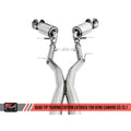 AWE Tuning cat-back exhaust close-up